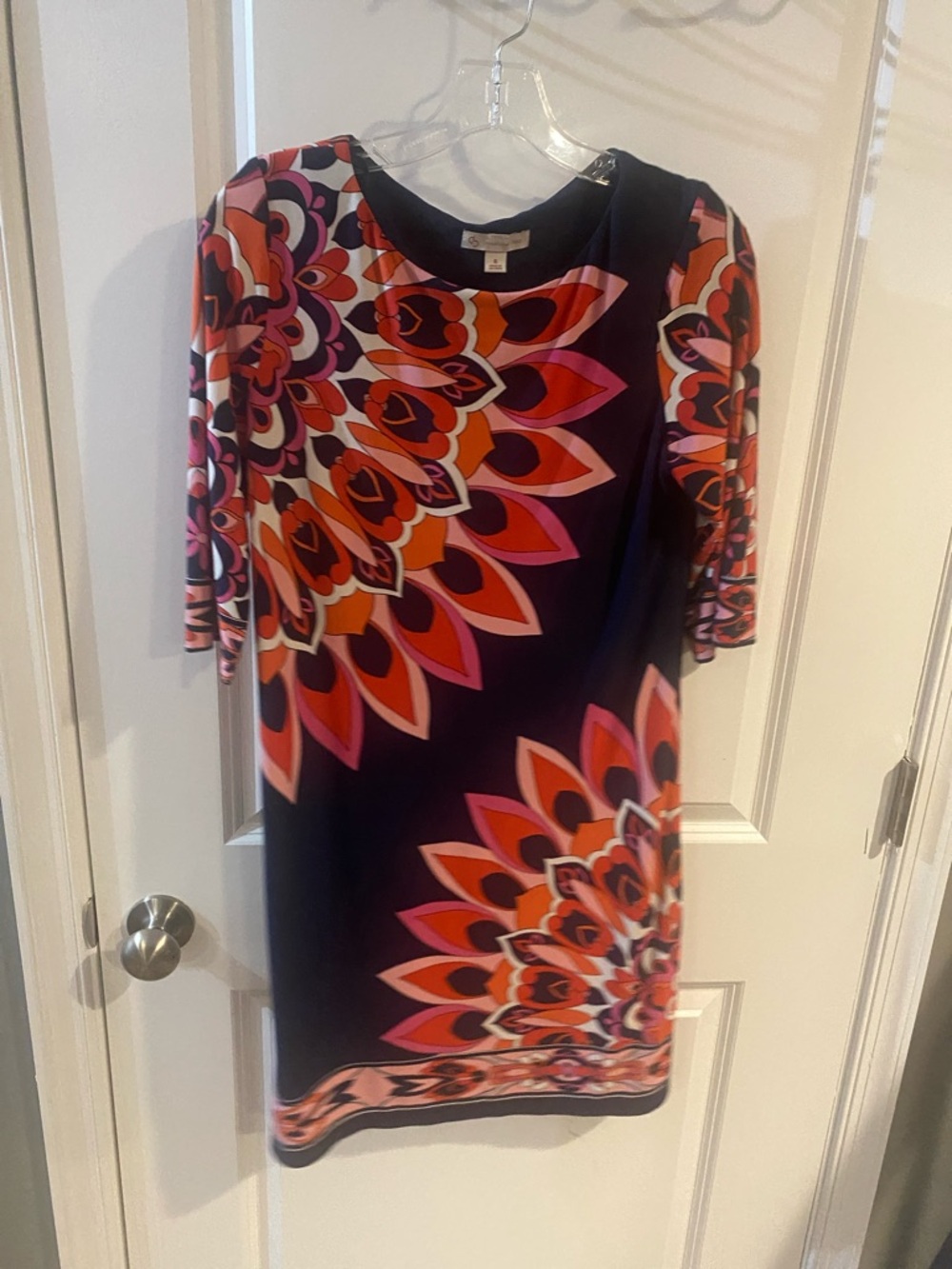 Dressbarn Print 3/4 Sleeve
